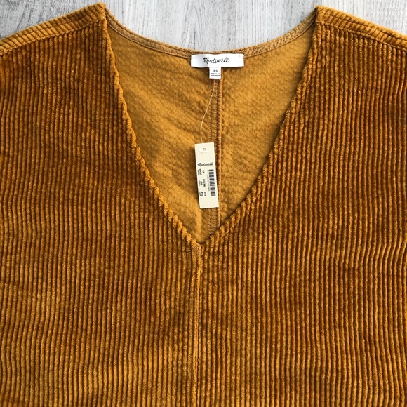 NWT Madewell Corduroy Dress - Picture 2 of 4